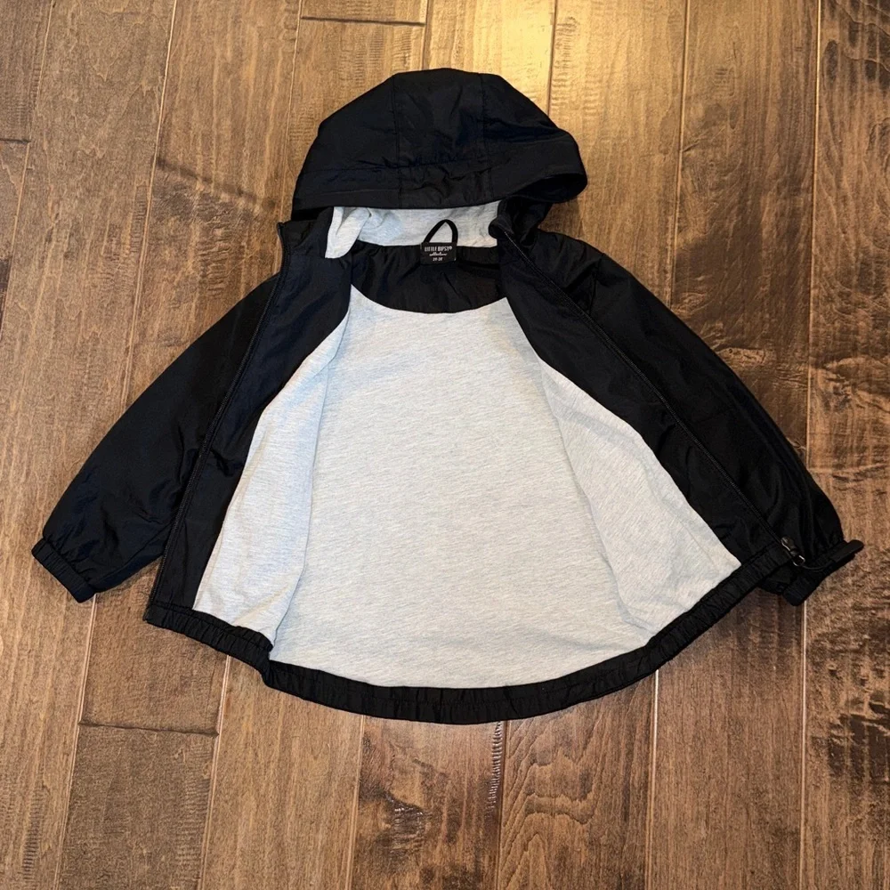 Little Bipsy Black Hooded Rain Jacket